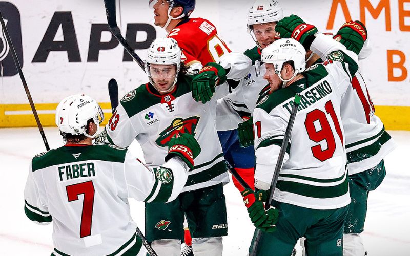 Wild win on late goal