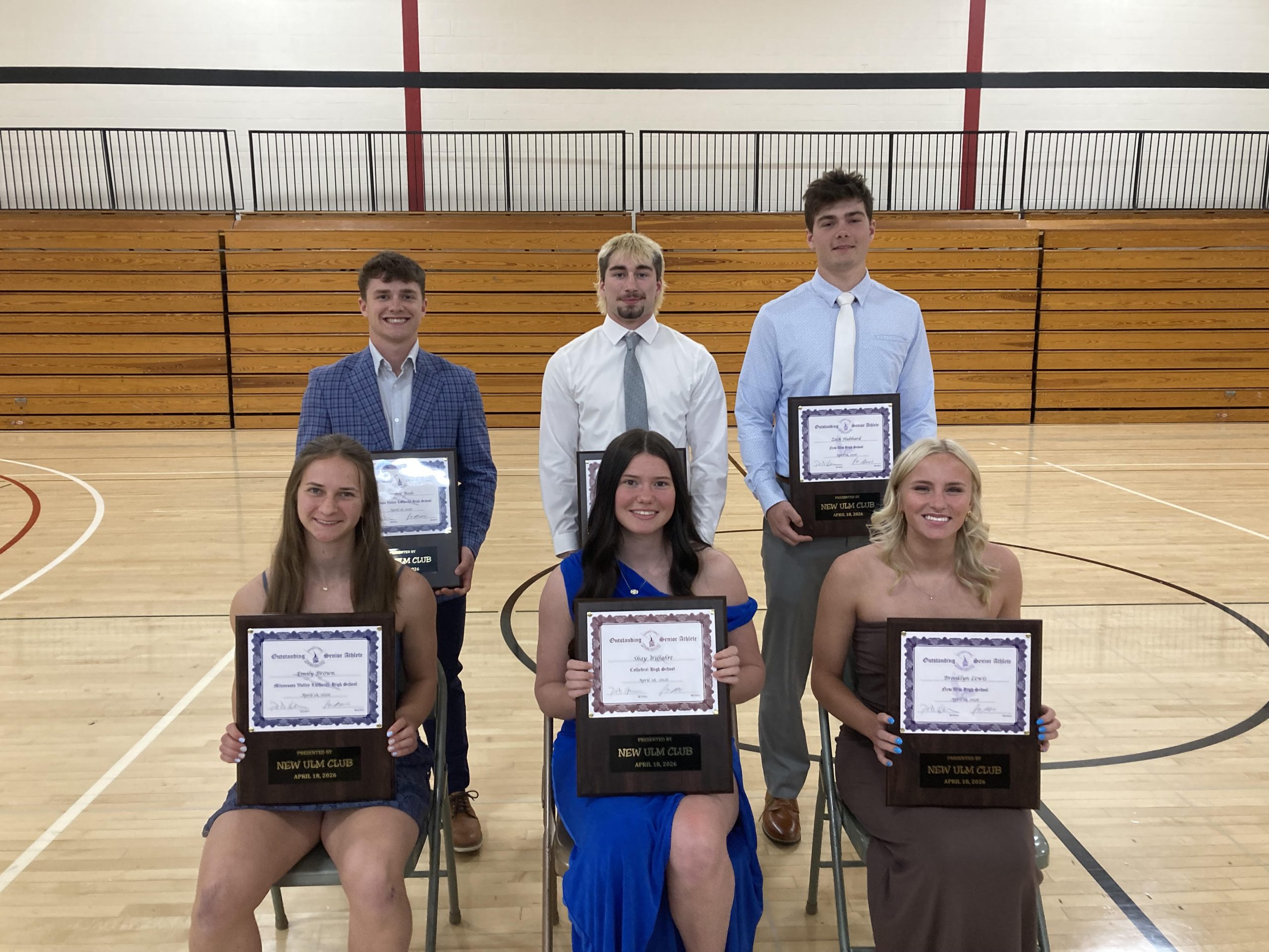 New Ulm Club Senior Athlete Winners