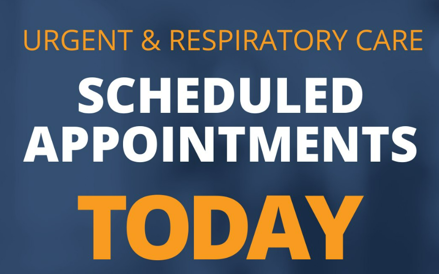 The SCMC Urgent & Respiratory Clinic will be APPOINTMENTS ONLY today.