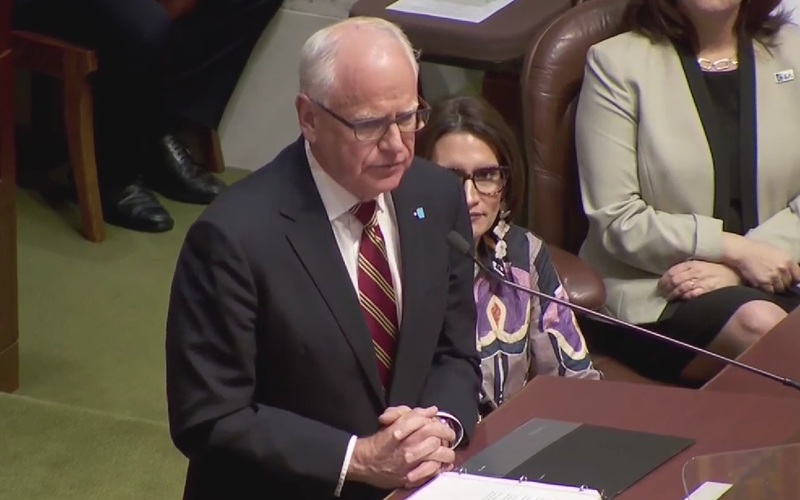 Governor Walz Gives Final State of State Address