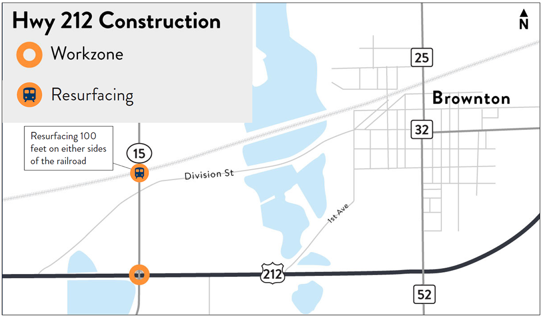 MNDOT OPEN HOUSE FOR HIGHWAY 15/212 ROUNDABOUT PROJECT THURSDAY IN BROWNTON