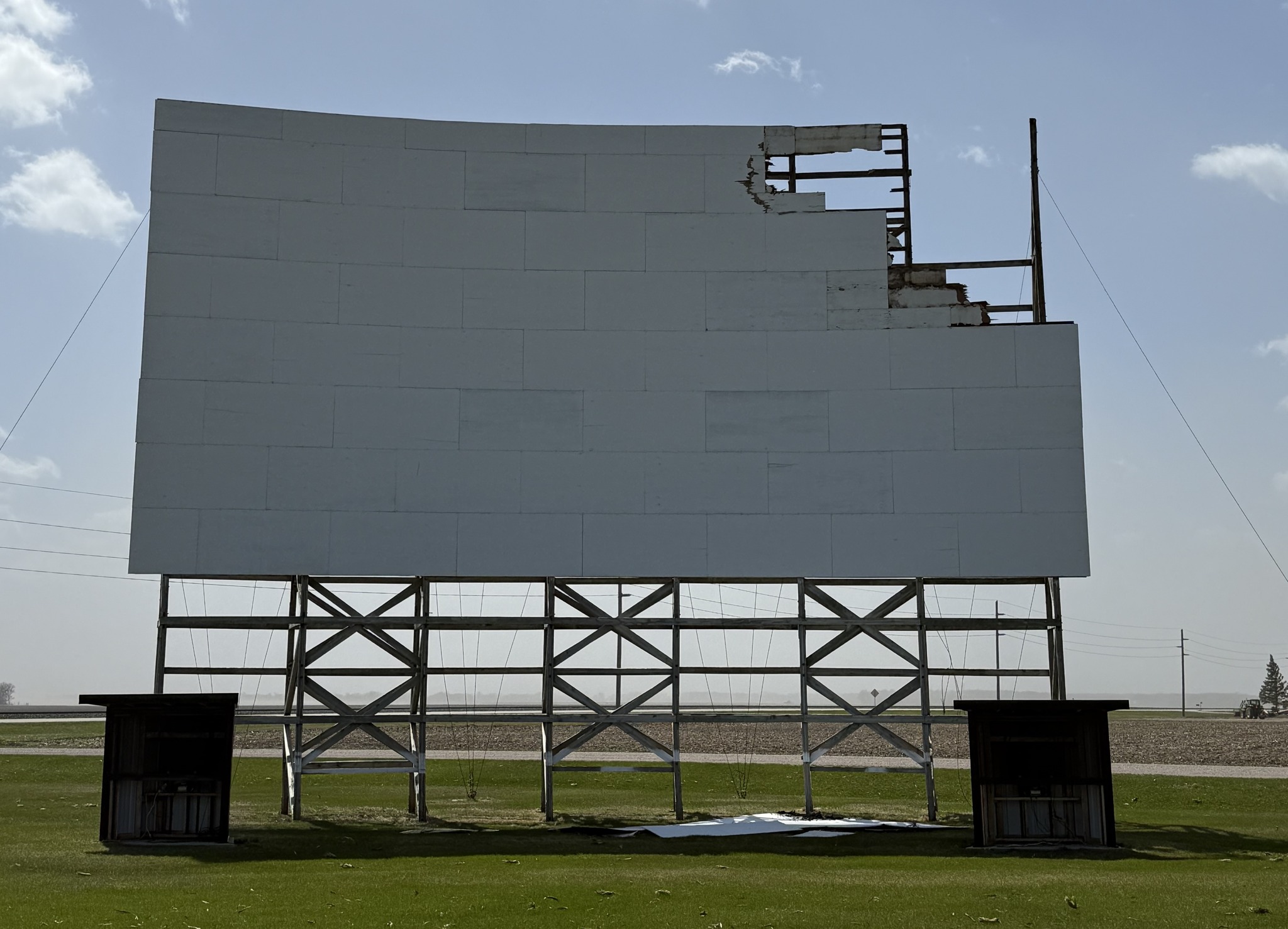 Big Screen Damage!