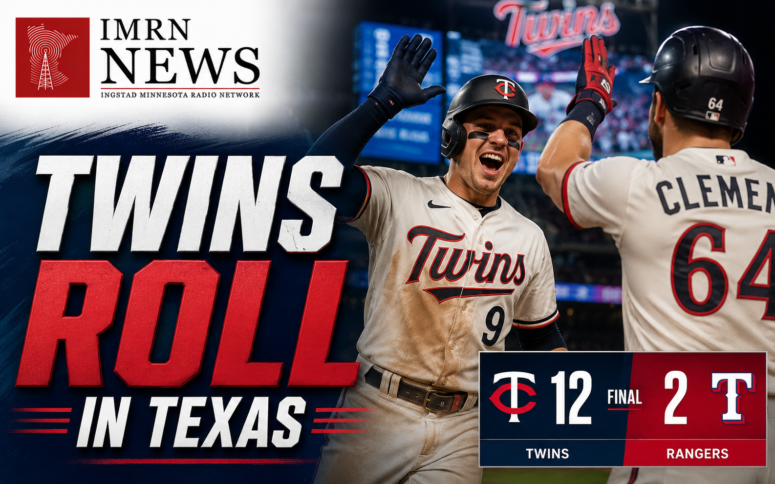 Twins roll in Texas