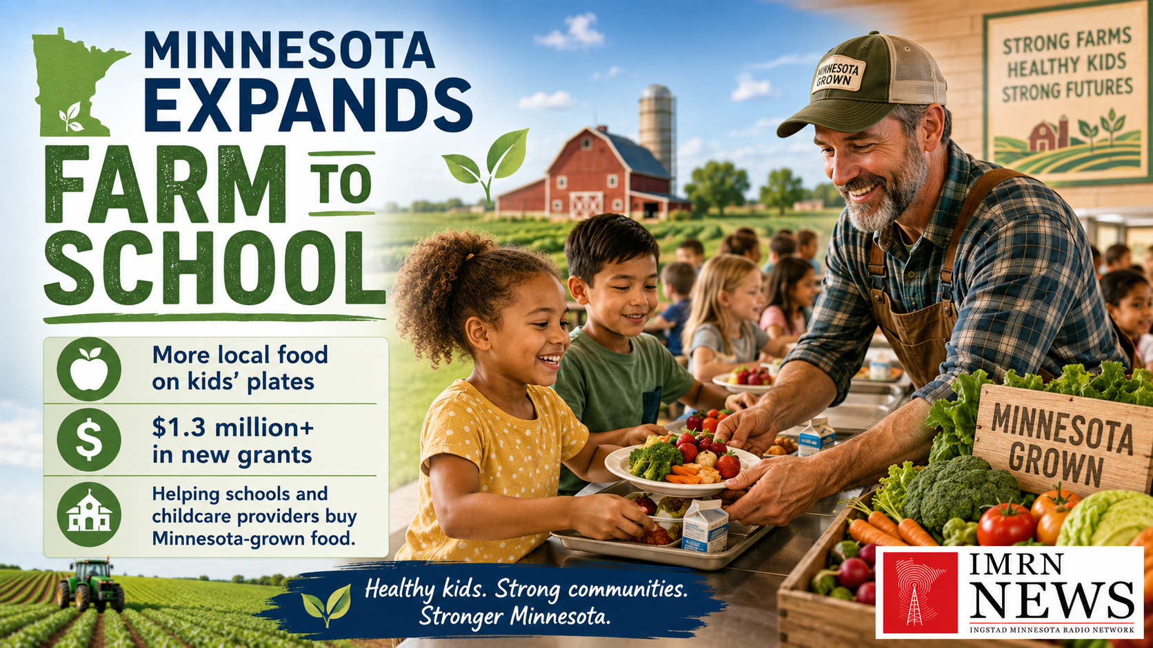 Minnesota Department of Agriculture Awards Farm to School Grants