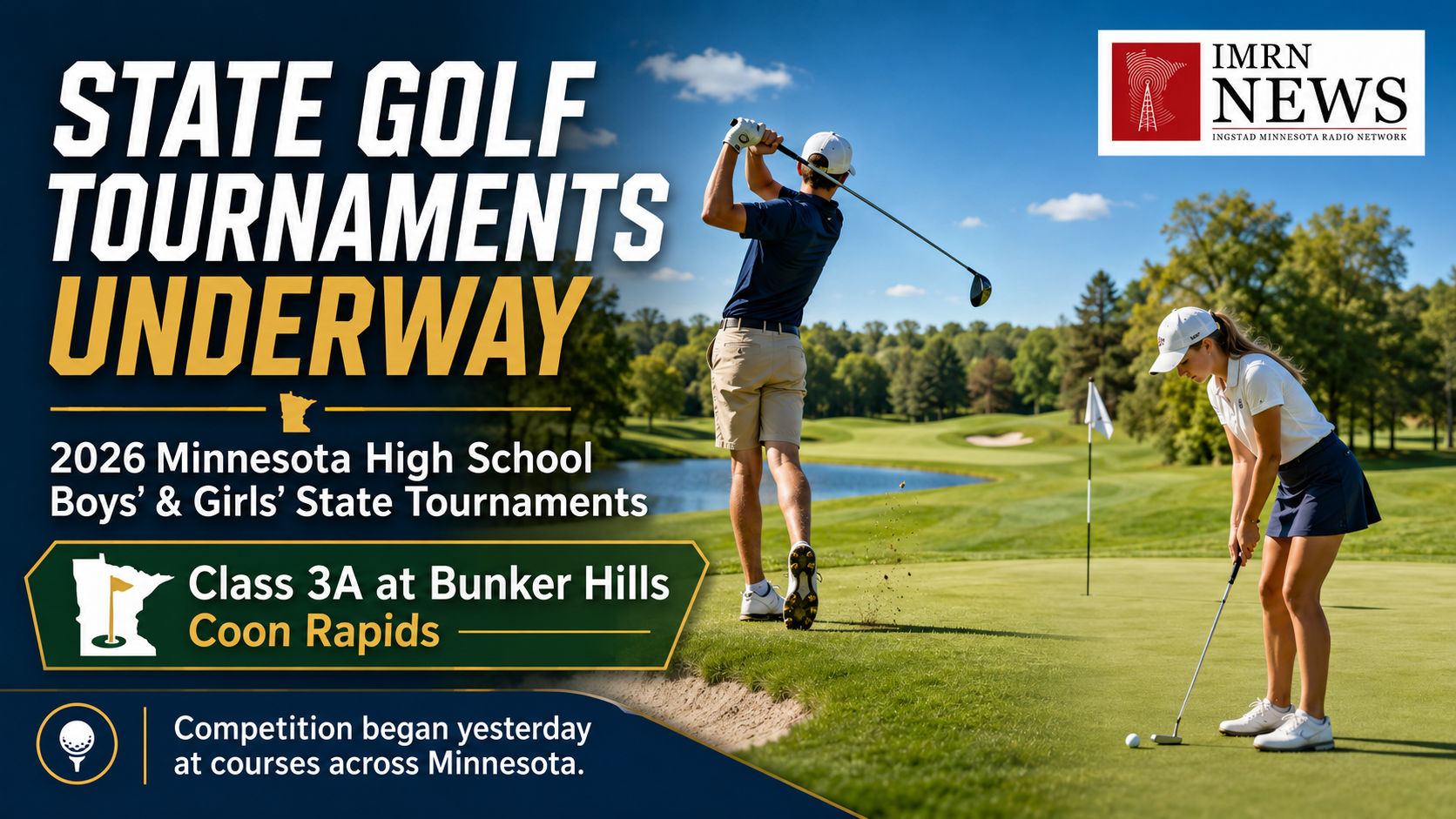 Boy’s and Girl’s State Golf Tournaments Are Underway
