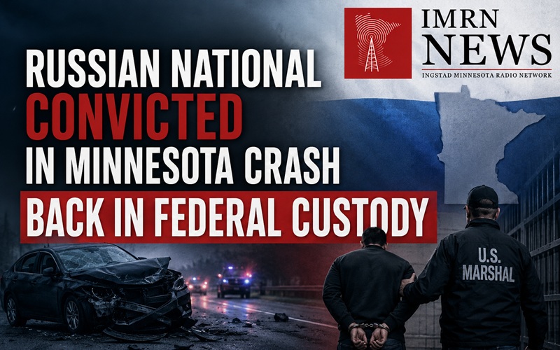 Russian National Convicted in MN Crash Back in Federal Custody